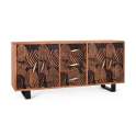Aparador Madera Acacia Tallado Etnico Actual Serie Daersin