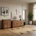 Aparador Madera Mango 2 Puertas Contemporaneo Abbiati