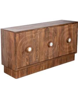 Aparador Madera Mango 3 Puertas Contemporaneo Abbiati