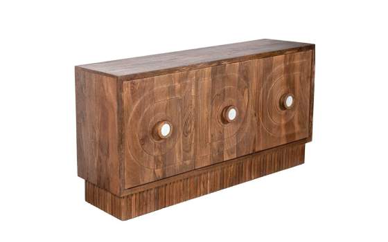 Aparador Madera Mango 3 Puertas Contemporaneo Abbiati