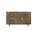 Aparador Madera  Mango con Chapado de Bronce Amcel