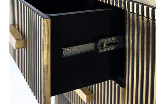 Aparador Madera  Mango con Chapado de Bronce Amcel