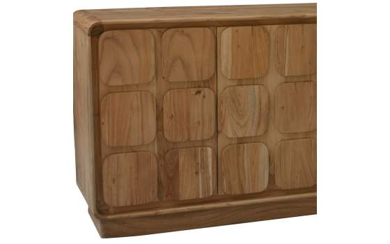 Aparador Madera Mango Natural 4 Puertas Serie Agassiz