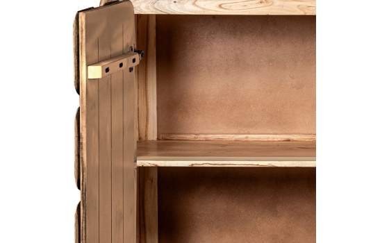 Aparador Madera Mango Natural 4 Puertas Serie Agassiz