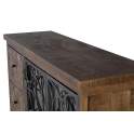 Aparador Madera Metal 2 Puertas 3 Cajones Industrial Arnizo