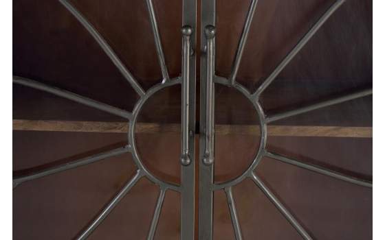 Aparador Madera Metal 2 Puertas 3 Cajones Industrial Arnizo