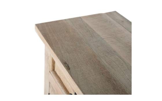 Aparador Madera Natural Maciza 3 Puertas Serie Ardisna