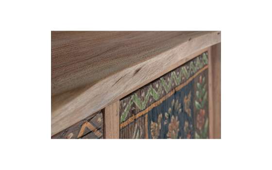 Aparador Madera Rustica 2 Puertas 3 Cajones - Agarden