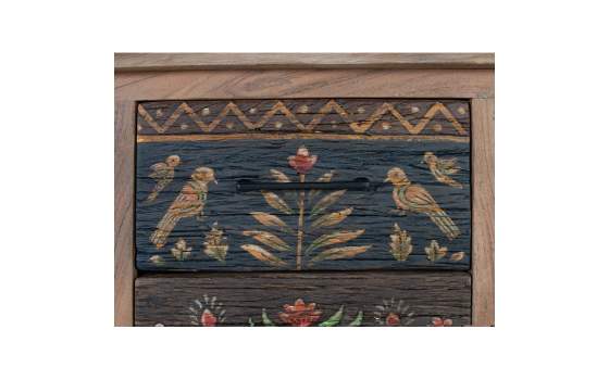 Aparador Madera Rustica 2 Puertas 3 Cajones - Agarden