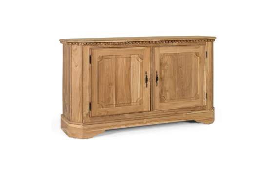 Aparador Madera Teca Actual 2 Puertas Serie Avrile