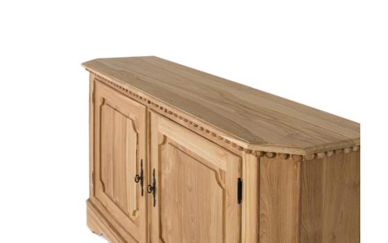 Aparador Madera Teca Actual 2 Puertas Serie Avrile