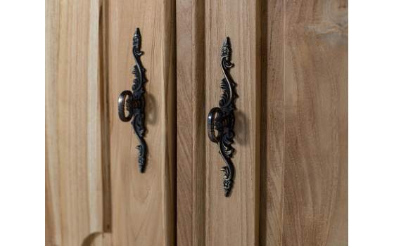 Aparador Madera Teca Actual 2 Puertas Serie Avrile