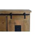 Aparador Mango 2 Puertas Correderas 6 Cajones Industrial Aibiri