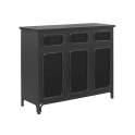 Aparador Metalico 3 Puertas 3 Cajones Serie Industrial Asaxham