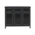 Aparador Metalico 3 Puertas 3 Cajones Serie Industrial Asaxham