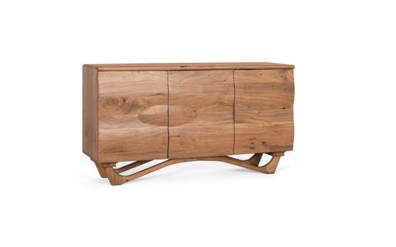 Aparador  Modernista 3 Puertas Madera Acacia Natild Aparador  Modernista 3 Puertas Madera Acacia Natild