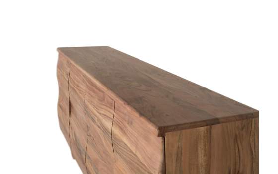 Aparador  Modernista 4 Puertas Madera de Acacia Natild