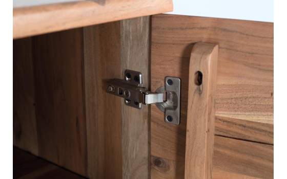 Aparador  Modernista 4 Puertas Madera de Acacia Natild