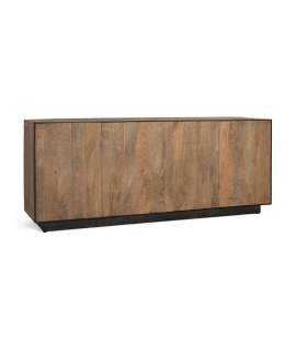 Aparador Modernista 4 Puertas Madera Mango Serie Aoiz