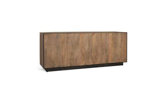 Aparador Modernista 4 Puertas Madera Mango Serie Aoiz