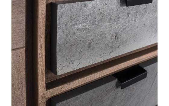 Aparador Moderno 2 Puertas 3 Cajones Serie Arcagni