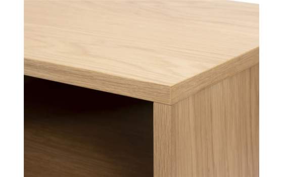 Aparador Moderno 2 Puertas Estantes Madera Roble Bester