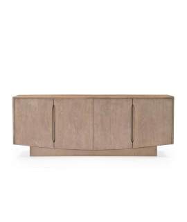 Aparador Moderno 4 Puertas Madera Maciza Serie Alcandro