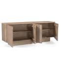 Aparador Moderno 4 Puertas Madera Maciza Serie Alcandro