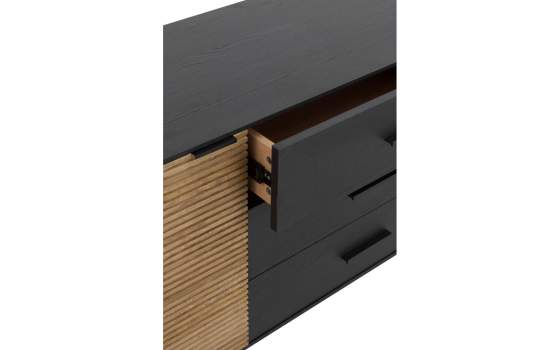 Aparador Moderno Para Salón 2 Puertas Bicolor Serie Antibre