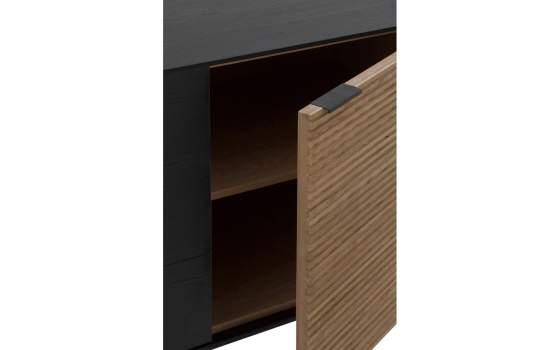 Aparador Moderno Para Salón 2 Puertas Bicolor Serie Antibre