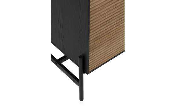 Aparador Moderno Para Salón 2 Puertas Bicolor Serie Antibre