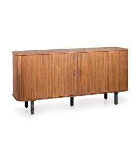 Aparador Moderno Puertas Correderas Acacia Serie Adrum