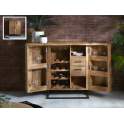 Aparador Mueble Bar Extensible con Botellero y Copero Alanaz