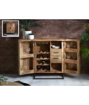 Aparador Mueble Bar Extensible con Botellero y Copero Alanaz