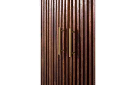 Aparador Nogal Diseño Moderno 3 Puertas Serie Arpass