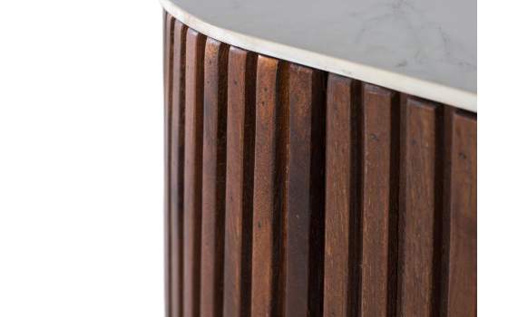 Aparador Nogal Diseño Moderno 3 Puertas Serie Arpass