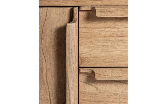 Aparador Nordico Actual 2 Puertas 3 Cajones Serie Avre