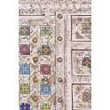 Aparador Oriental 2 Puertas Madera Rustica Colores Allegra