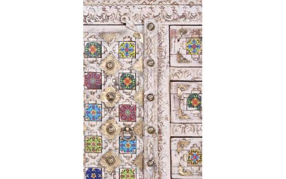Aparador Oriental 2 Puertas Madera Rustica Colores Allegra