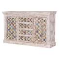 Aparador Oriental 2 Puertas Madera Rustica Colores Allegra