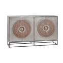Aparador Oriental 4 Puertas Talladas Serie Wood Mandala
