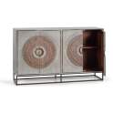 Aparador Oriental 4 Puertas Talladas Serie Wood Mandala