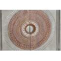 Aparador Oriental 4 Puertas Talladas Serie Wood Mandala