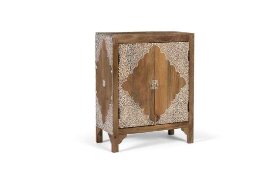 Aparador Oriental Decorado 2 Puertas Serie Agard