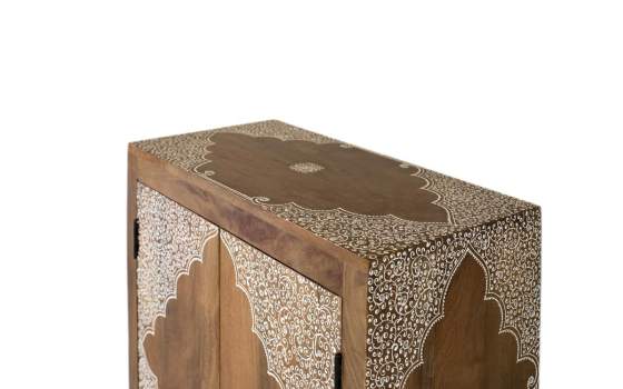 Aparador Oriental Decorado 2 Puertas Serie Agard