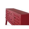 Aparador Oriental Rojo 2 Puertas 2 Cajones - Serie Akai