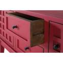 Aparador Oriental Rojo 2 Puertas 2 Cajones - Serie Akai