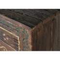 Aparador Oriental Rustico 4 Puertas 4 Cajones - Serie Agarden
