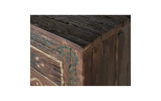 Aparador Oriental Rustico 4 Puertas 4 Cajones - Serie Agarden