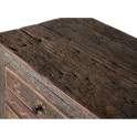 Aparador Oriental Rustico 4 Puertas 4 Cajones - Serie Agarden